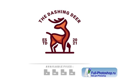 The Dashing Deer Logo