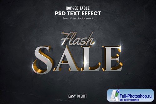 Fresh sale text effect  psd design