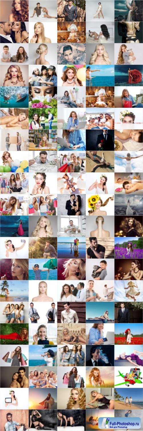 People, men, women, children, stock photo bundle vol 9