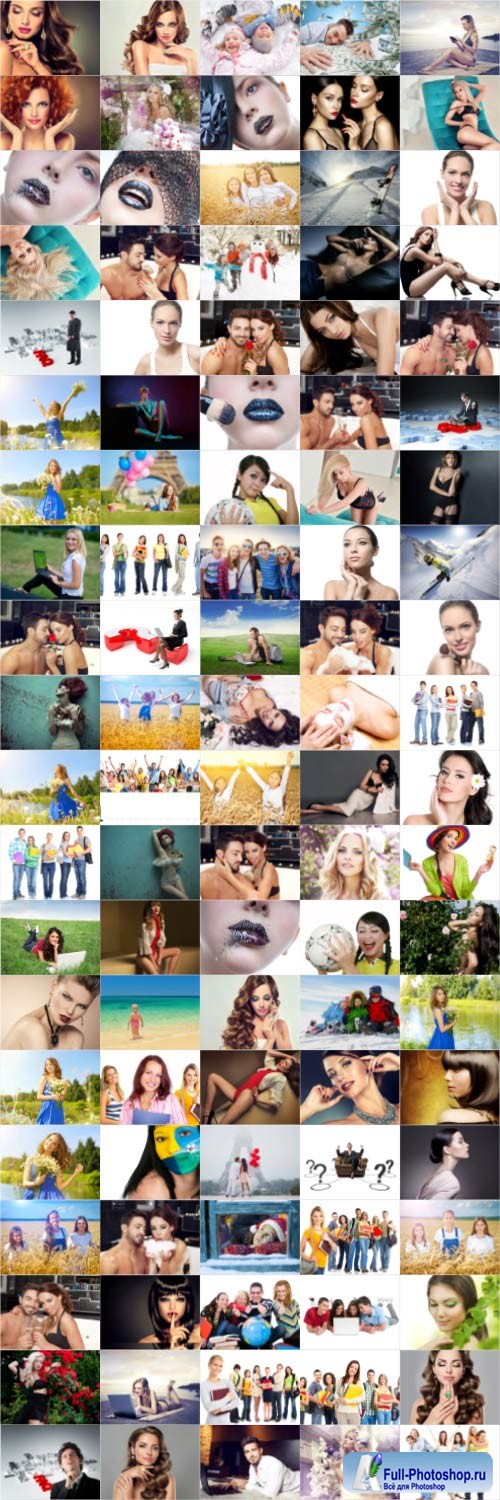 People, men, women, children, stock photo bundle vol 12