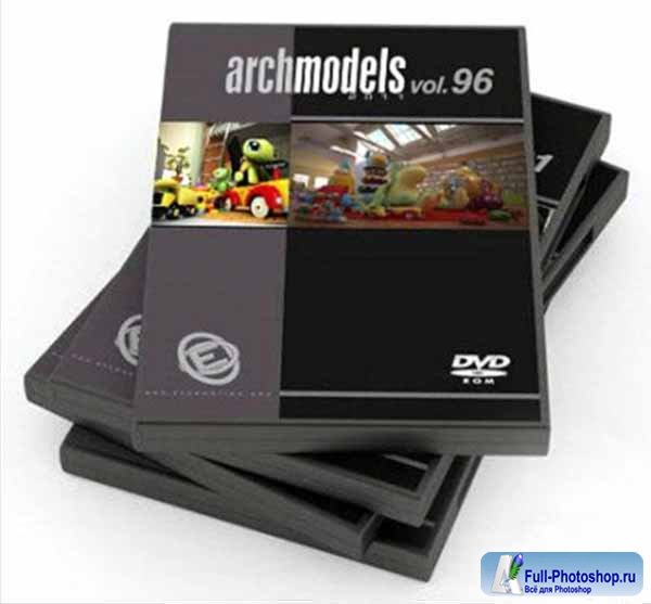 Высококачественные 3D модели игрушек для детей - Evermotion Archmodels vol. 96 